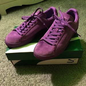 Purple Puma Shoes. Men’s size 8. Women’s size 9.5